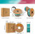 ERYONE Silk Dual-Color PLA, Teal & Orange Red
