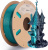 ERYONE Silk Dual-Color PLA, Emerald Green & Black