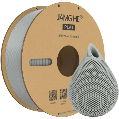 JamgHE PLA+ Grey, 1.75 мм, 1 кг.