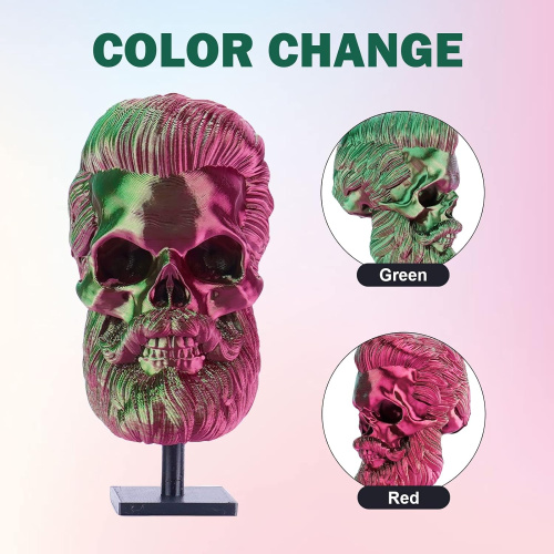ERYONE Silk Dual-Color PLA, Red & Green