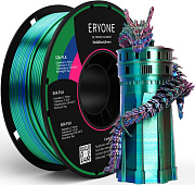 ERYONE Silk Tri-Color PLA, Red & Blue & Green