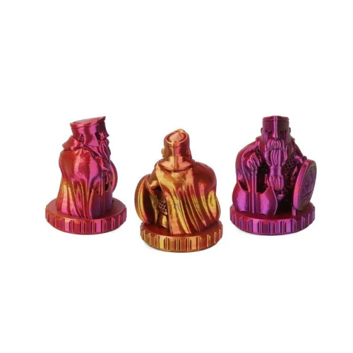 ERYONE Silk Tri-Color PLA, Red & Purple & Gold