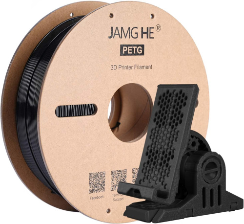 JamgHE PetG Black, 1.75 мм, 1 кг.