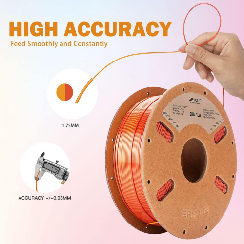 ERYONE Silk Dual-Color PLA, Gold & Copper