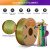 ERYONE Silk Tri-Color PLA, Dark Green & Purple & Yellow