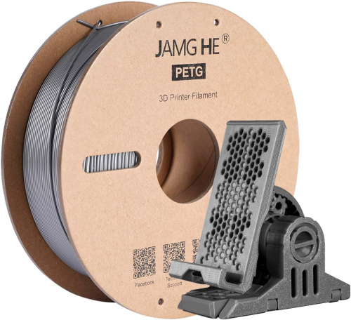 JamgHE PetG Grey, 1.75 мм, 1 кг.