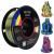 ERYONE Silk Tri-Color PLA, Red & Yellow & Blue
