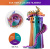 ERYONE Silk Tri-Color PLA, Purple & Blue Green & Burn Orange