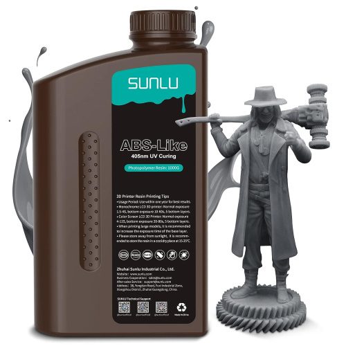 Sunlu ABS-like Resin, Dark Grey